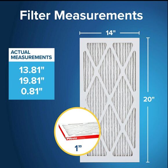 NIB Filtrete 14x20x1 AC Furnace Air Filter Micro Allergen Defense 5 PACK - Picture 2 of 8